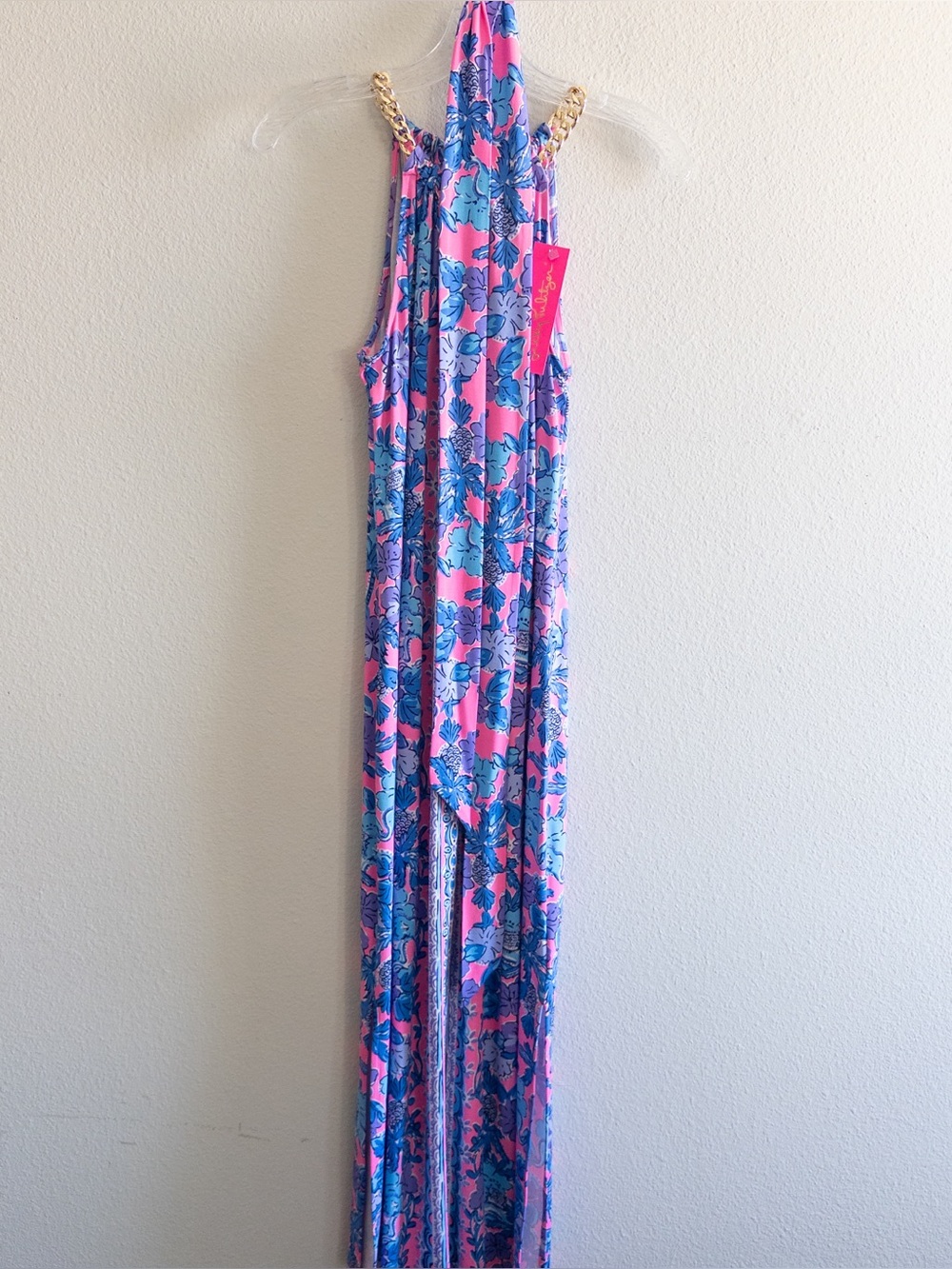 NWT Lilly Pulitzer Bingham Midi Dress in Palm Paradise Engineer size S